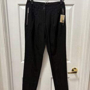 Michael Kors Black Loose Fit Dress Pants